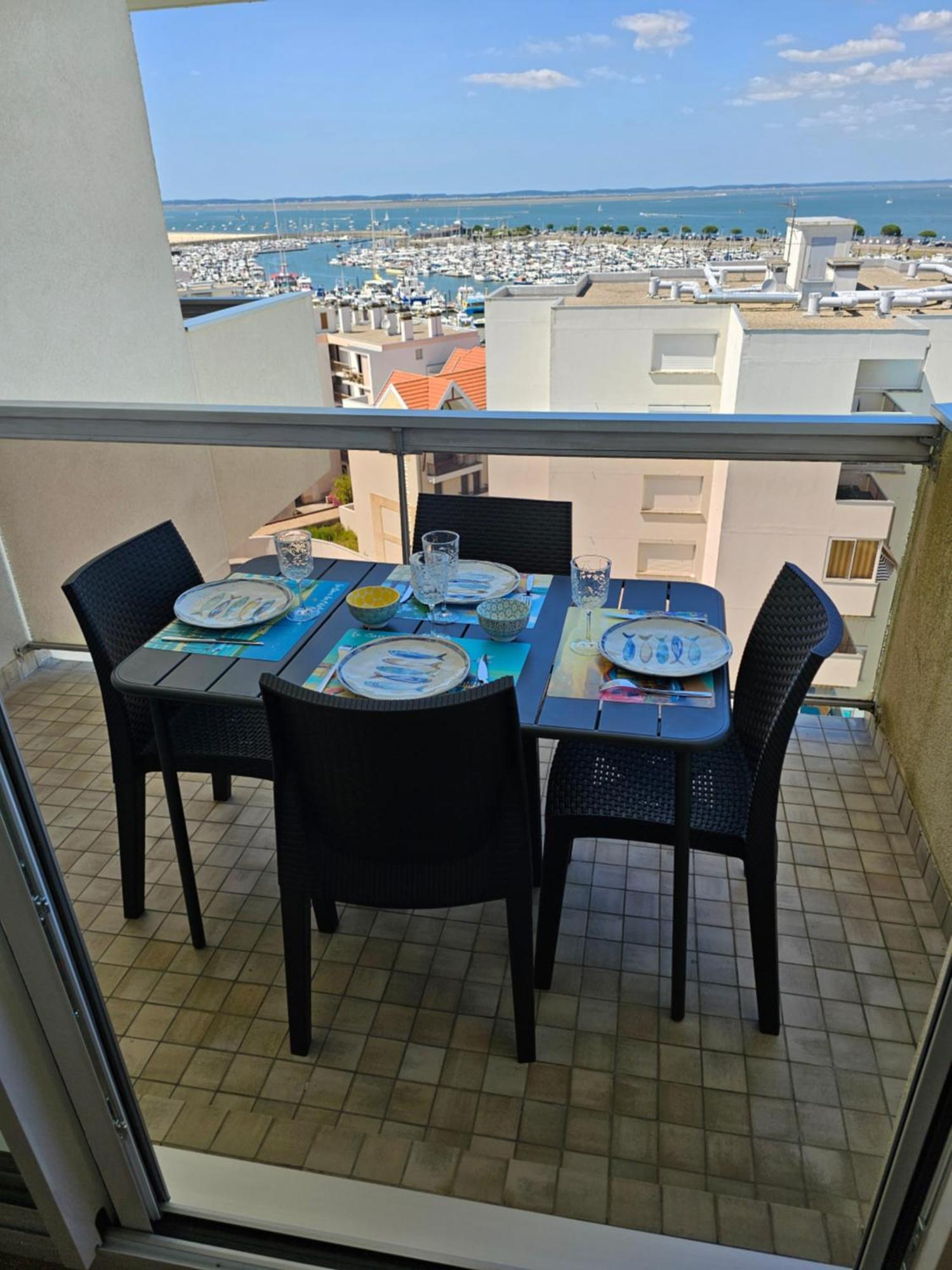 Vue Panoramique Sur Bassin,Piscine Et Terrasse Apartment Arcachon Bagian luar foto